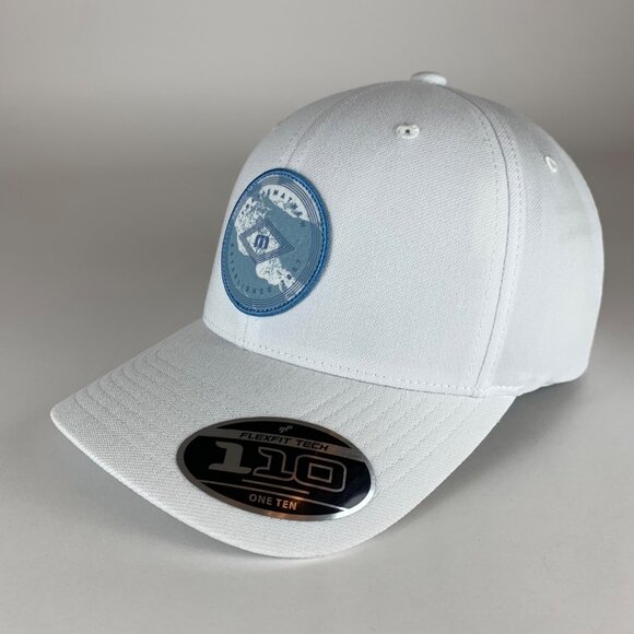 Travis Mathew Golf Mens White Grab The Rail Snapback Hat New - Picture 1 of 5